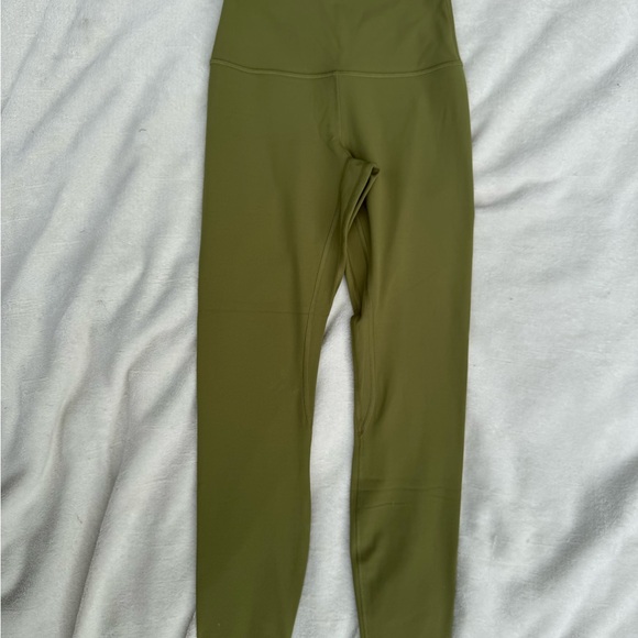 NWOT Lululemon Athletica Align High-Rise  25” Bronze Green Leggings size 4 - Picture 6 of 10